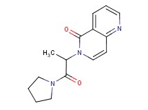 6-(1-methyl-2-oxo-2-pyrrolidin-1-ylethyl)-1,6-naphthyridin-5(6H)-one