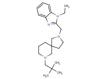 7-(2,2-dimethylpropyl)-2-[(1-ethyl-1H-benzimidazol-2-yl)methyl]-2,7-diazaspiro[4.5]decane