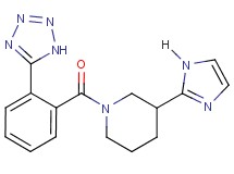 3-(1H-imidazol-2-yl)-1-[2-(1H-tetrazol-5-yl)benzoyl]piperidine