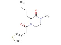 3-butyl-1-methyl-4-(3-thienylacetyl)-2-piperazinone