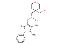 4-{[{[4-(hydroxymethyl)tetrahydro-2H-pyran-4-yl]methyl}(methyl)amino]methyl}-1,5-dimethyl-2-phenyl-1,2-dihydro-3H-pyrazol-3-one