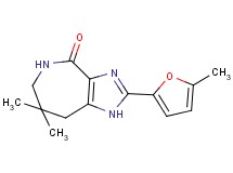 7,7-dimethyl-2-(5-methyl-2-furyl)-5,6,7,8-tetrahydroimidazo[4,5-c]azepin-4(1H)-one