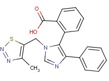 2-{1-[(4-methyl-1,2,3-thiadiazol-5-yl)methyl]-4-phenyl-1H-imidazol-5-yl}benzoic acid