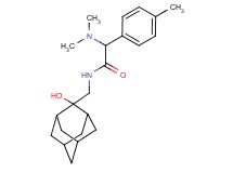 2-(dimethylamino)-N-[(2-hydroxy-2-adamantyl)methyl]-2-(4-methylphenyl)acetamide