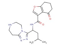 N-[3-methyl-1-(6,7,8,9-tetrahydro-5H-[1,2,4]triazolo[4,3-d][1,4]diazepin-3-yl)butyl]-4-oxo-4,5,6,7-tetrahydro-1-benzofuran-3-carboxamide