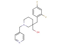 [3-(2,4-difluorobenzyl)-1-(4-pyridinylmethyl)-3-piperidinyl]methanol