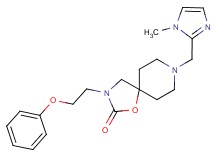 8-[(1-methyl-1H-imidazol-2-yl)methyl]-3-(2-phenoxyethyl)-1-oxa-3,8-diazaspiro[4.5]decan-2-one