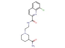 N-{2-[3-(aminocarbonyl)piperidin-1-yl]ethyl}-8-chloroquinoline-2-carboxamide