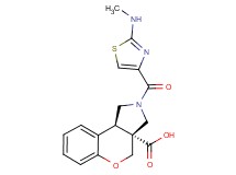 (3aR*,9bR*)-2-{[2-(methylamino)-1,3-thiazol-4-yl]carbonyl}-1,2,3,9b-tetrahydrochromeno[3,4-c]pyrrole-3a(4H)-carboxylic acid