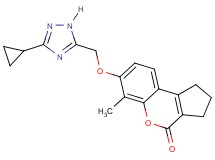 7-[(3-cyclopropyl-1H-1,2,4-triazol-5-yl)methoxy]-6-methyl-2,3-dihydrocyclopenta[c]chromen-4(1H)-one