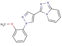3-[1-(2-methoxyphenyl)-1H-pyrazol-4-yl][1,2,4]triazolo[4,3-a]pyridine