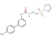 N-(4'-methylbiphenyl-3-yl)-N'-[2-(pyrrolidin-1-ylsulfonyl)ethyl]urea