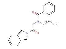 2-{2-[(3aR*,7aS*)-1,3,3a,4,7,7a-hexahydro-2H-isoindol-2-yl]-2-oxoethyl}-4-methyl-1(2H)-phthalazinone
