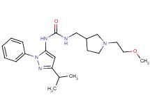 N-(3-isopropyl-1-phenyl-1H-pyrazol-5-yl)-N'-{[1-(2-methoxyethyl)pyrrolidin-3-yl]methyl}urea
