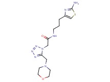 N-[3-(2-amino-1,3-thiazol-4-yl)propyl]-2-[5-(morpholin-4-ylmethyl)-1H-tetrazol-1-yl]acetamide