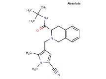 (3S)-N-(tert-butyl)-2-[(5-cyano-1,2-dimethyl-1H-pyrrol-3-yl)methyl]-1,2,3,4-tetrahydro-3-isoquinolinecarboxamide