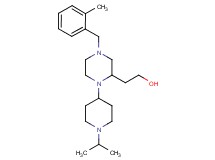 2-[1-(1-isopropyl-4-piperidinyl)-4-(2-methylbenzyl)-2-piperazinyl]ethanol