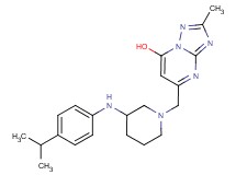 5-({3-[(4-isopropylphenyl)amino]-1-piperidinyl}methyl)-2-methyl[1,2,4]triazolo[1,5-a]pyrimidin-7-ol