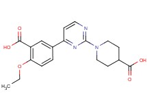 1-[4-(3-carboxy-4-ethoxyphenyl)pyrimidin-2-yl]piperidine-4-carboxylic acid