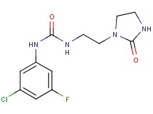 N-(3-chloro-5-fluorophenyl)-N'-[2-(2-oxoimidazolidin-1-yl)ethyl]urea