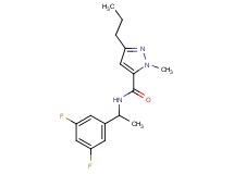 N-[1-(3,5-difluorophenyl)ethyl]-1-methyl-3-propyl-1H-pyrazole-5-carboxamide