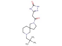 5-{2-[7-(2,2-dimethylpropyl)-2,7-diazaspiro[4.5]dec-2-yl]-2-oxoethyl}-2,4-dihydro-3H-1,2,4-triazol-3-one
