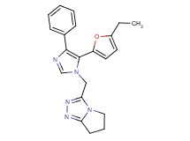3-{[5-(5-ethyl-2-furyl)-4-phenyl-1H-imidazol-1-yl]methyl}-6,7-dihydro-5H-pyrrolo[2,1-c][1,2,4]triazole