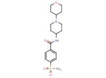 4-(aminosulfonyl)-N-[1-(tetrahydro-2H-pyran-4-yl)piperidin-4-yl]benzamide