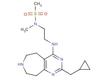 N-(2-{[2-(cyclopropylmethyl)-6,7,8,9-tetrahydro-5H-pyrimido[4,5-d]azepin-4-yl]amino}ethyl)-N-methylmethanesulfonamide dihydrochloride