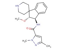 N-[rel-(2R,3R)-2-methoxy-2,3-dihydrospiro[indene-1,4'-piperidin]-3-yl]-1,3-dimethyl-1H-pyrazole-5-carboxamide hydrochloride