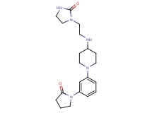 1-[2-({1-[3-(2-oxo-1-pyrrolidinyl)phenyl]-4-piperidinyl}amino)ethyl]-2-imidazolidinone