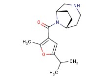 (1S*,6R*)-9-(5-isopropyl-2-methyl-3-furoyl)-3,9-diazabicyclo[4.2.1]nonane