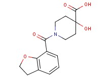 1-(2,3-dihydro-1-benzofuran-7-ylcarbonyl)-4-hydroxypiperidine-4-carboxylic acid