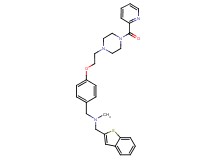 (1-benzothien-2-ylmethyl)methyl(4-{2-[4-(2-pyridinylcarbonyl)-1-piperazinyl]ethoxy}benzyl)amine