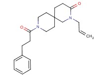 2-allyl-9-(3-phenylpropanoyl)-2,9-diazaspiro[5.5]undecan-3-one