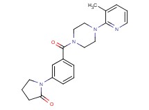 1-(3-{[4-(3-methyl-2-pyridinyl)-1-piperazinyl]carbonyl}phenyl)-2-pyrrolidinone