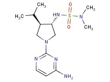 N'-[(3S*,4R*)-1-(4-amino-2-pyrimidinyl)-4-isopropyl-3-pyrrolidinyl]-N,N-dimethylsulfamide