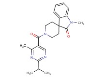 1'-[(2-isopropyl-4-methylpyrimidin-5-yl)carbonyl]-1-methylspiro[indole-3,4'-piperidin]-2(1H)-one