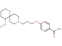 4-[3-(5-hydroxy-1-oxa-9-azaspiro[5.5]undec-9-yl)propoxy]benzamide