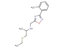 1-(ethylthio)-N-{[3-(2-methylphenyl)-1,2,4-oxadiazol-5-yl]methyl}propan-2-amine