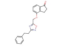 4-{[3-(2-phenylethyl)-1,2,4-oxadiazol-5-yl]methoxy}-1-indanone