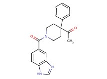 1-[1-(1H-benzimidazol-5-ylcarbonyl)-4-phenyl-4-piperidinyl]ethanone