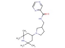 N-{[1-(2,2,6,6-tetramethylpiperidin-4-yl)pyrrolidin-3-yl]methyl}pyrazine-2-carboxamide