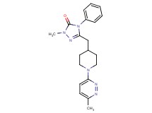 2-methyl-5-{[1-(6-methylpyridazin-3-yl)piperidin-4-yl]methyl}-4-phenyl-2,4-dihydro-3H-1,2,4-triazol-3-one