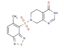 7-[(5-methyl-2,1,3-benzothiadiazol-4-yl)sulfonyl]-5,6,7,8-tetrahydropyrido[3,4-d]pyrimidin-4(3H)-one