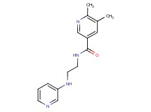 5,6-dimethyl-N-[2-(pyridin-3-ylamino)ethyl]nicotinamide