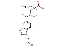3-allyl-1-{[1-(2-hydroxyethyl)-1H-benzimidazol-5-yl]carbonyl}piperidine-3-carboxylic acid
