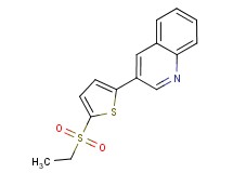 3-[5-(ethylsulfonyl)-2-thienyl]quinoline