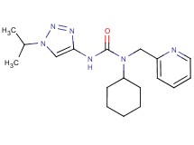 N-cyclohexyl-N'-(1-isopropyl-1H-1,2,3-triazol-4-yl)-N-(pyridin-2-ylmethyl)urea