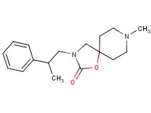8-methyl-3-(2-phenylpropyl)-1-oxa-3,8-diazaspiro[4.5]decan-2-one